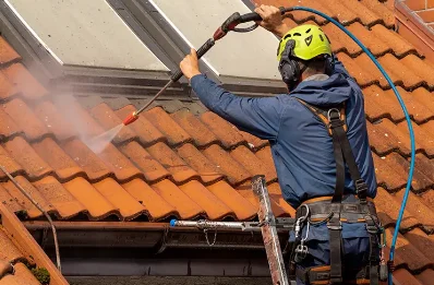 Démoussage et hydrofuge de toiture à Critot